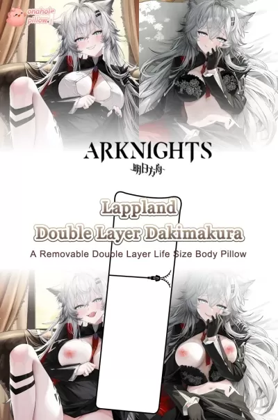 Lappland Arknights Detachable Double Layer Body Pillow