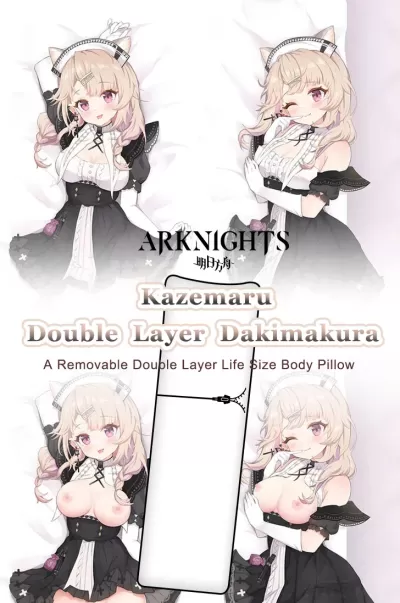 Kazemaru Arknights Double Layer Reversible Body Pillow