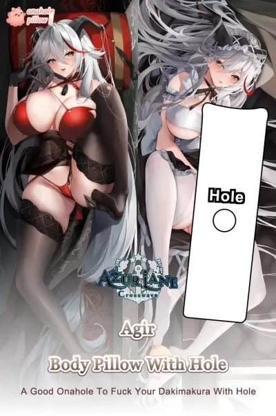 Agir Azur Lane Full Body Pillow with Onahole Anime Dakimakura