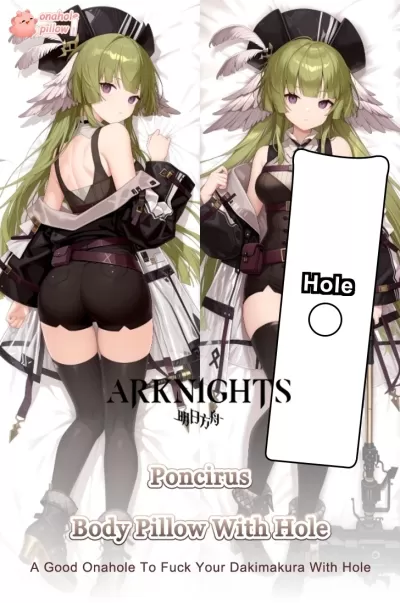 Poncirus Arknights Full Body Onahole Dakimakura with Hole