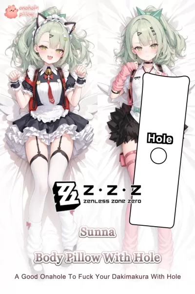 Sunna Zenless Zone Zero Full Body Onahole Body Pillow Anime Girlfriend Design