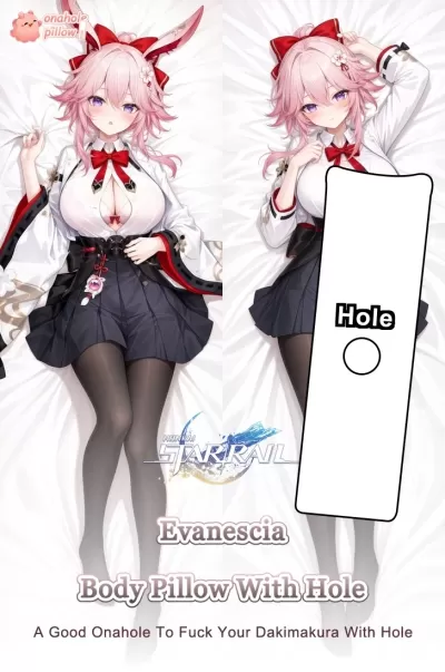 Evanescia Honkai Star Rail Full Body Fuckable Body Pillow with Hole with Inner Pillow Options