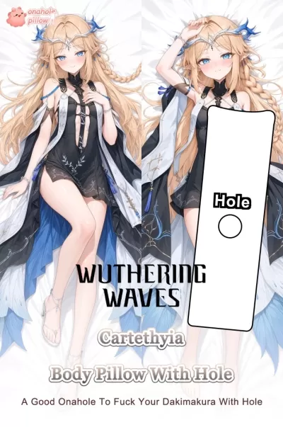 Cartethyia Wuthering Waves Full Body Fuckable Body Pillow with Hole Anime Waifu Design