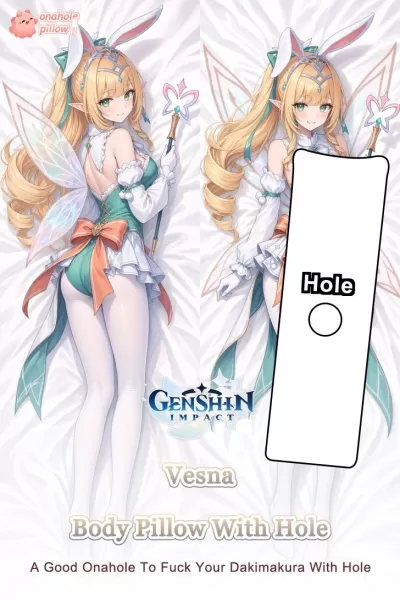 Vesna Genshin Impact Full Body Onahole Body Pillow with Inner Pillow Options