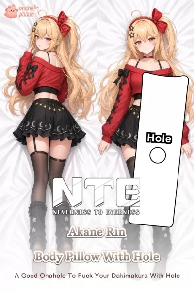 Akane Rin Neverness to Everness Full Size Onahole Body Pillow with Front and Back Print
