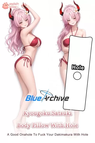 Kyougoku Satsuki Blue Archive Full Body Onahole Dakimakura Anime Waifu Design