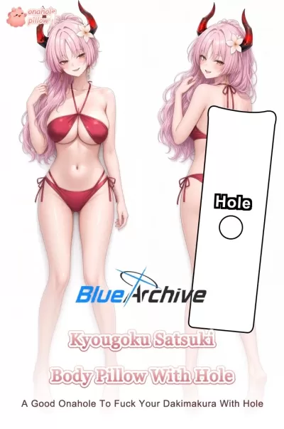 Kyougoku Satsuki Blue Archive Full Body Dakimakura with Hole Anime Girlfriend Design