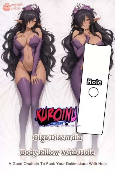 Olga Discordia Kuroinu Full Length Fuckable Body Pillow Japanese Anime Style