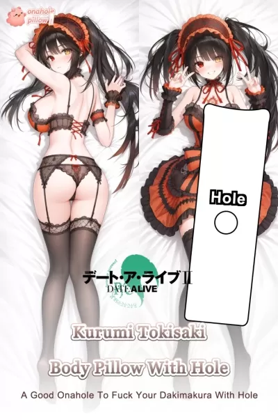 Kurumi Tokisaki Date A Live Full Body Fuckable Body Pillow with Hole Soft 2WAY Fabric