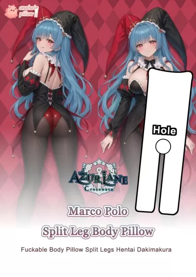 Marco Polo Azur Lane Between Legs Pillow with Hole