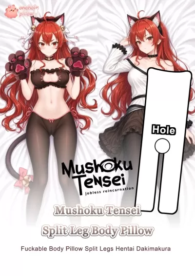 Mushoku Tensei Between Legs Body Pillow with Hole Anime Character Design