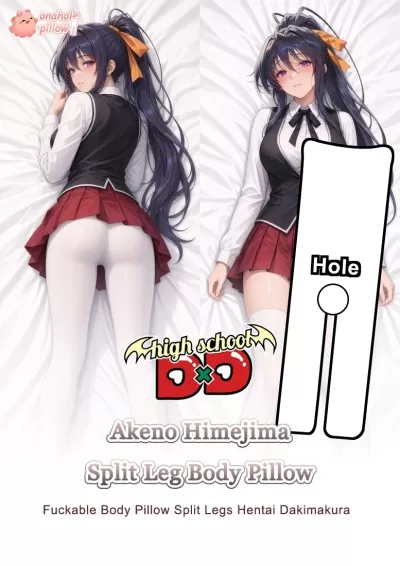 Akeno Himejima High School DxD Split Leg Dakimakura Body Pillow Anime Girlfriend Design