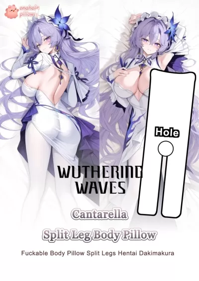 Cantarella Wuthering Waves Between Legs Pillow with Hole