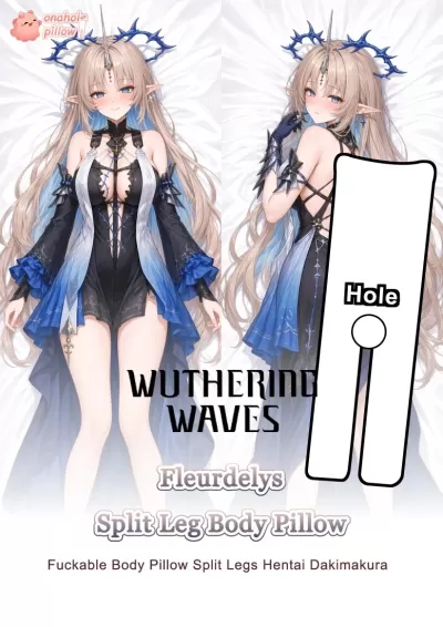 Fleurdelys Wuthering Waves Split Leg Dakimakura Body Pillow