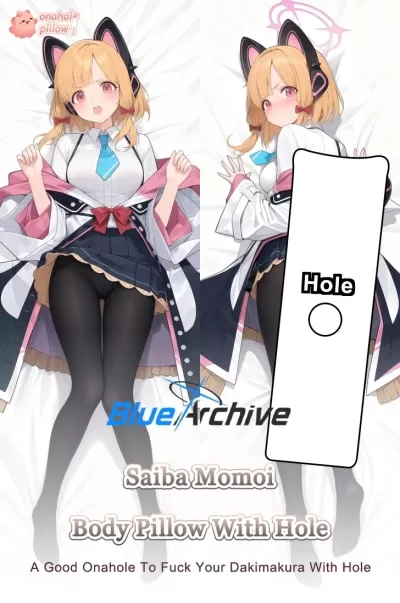 Saiba Momoi Blue Archive Full Body Fuckable Body Pillow with Hole Full Length Design