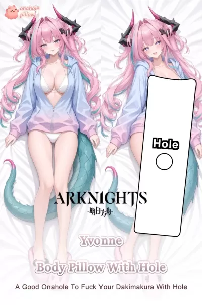 Yvonne Arknights Full Body Dakimakura with Hole Full Length Design