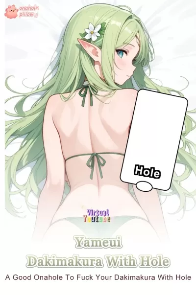 Yameui VTuber Half Size Onahole Body Pillow Japanese Anime Style