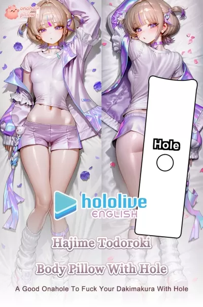 Hajime Todoroki Hololive Full Body Fuckable Dakimakura with Hole Adult Anime Collectible