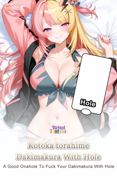 Kotoka torahime VTuber Half Body Anime Torso Pillow with Front and Back Print