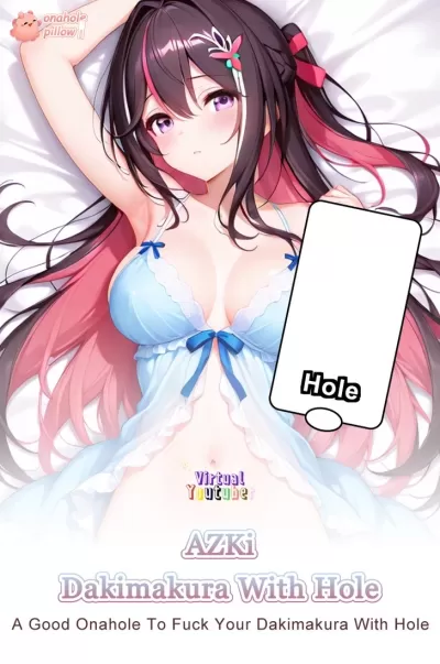 AZKi VTuber Half Body Onahole Dakimakura with Inner Pillow Options