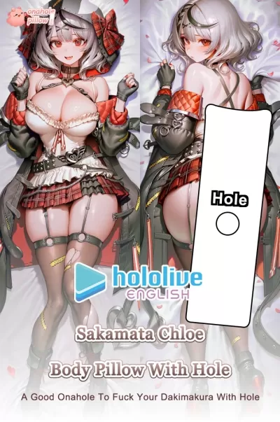 Sakamata Chloe Hololive Full Length Onahole Dakimakura Anime Waifu Design