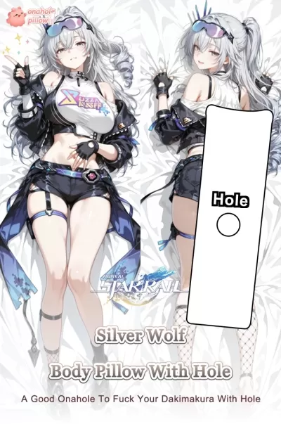 Silver Wolf Honkai Star Rail Life Size Fuckable Body Pillow Anime Character Design