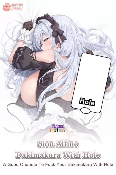 Sion Alfine VTuber Half Body Anime Torso Pillow Torso Artwork Design