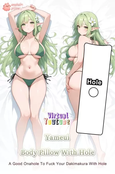 Yameui VTuber Full Size Onahole Body Pillow Soft 2WAY Fabric