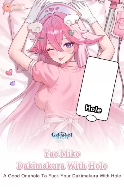 Yae Miko Genshin Impact Half Size Onahole Body Pillow for Anime Fans