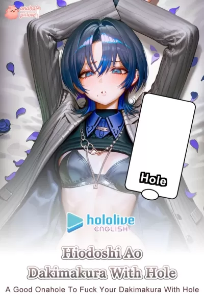 Hiodoshi Ao Hololive Half Body Anime Torso Pillow Torso Artwork Design