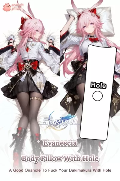 Evanescia Honkai Star Rail Full Body Fuckable Dakimakura with Hole Anime Character Design