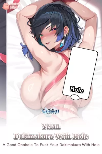 Yelan Genshin Impact Half Body Onahole Dakimakura Anime Character Design