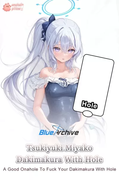 Tsukiyuki Miyako Blue Archive Half Body Dakimakura with Hole Adult Anime Collectible