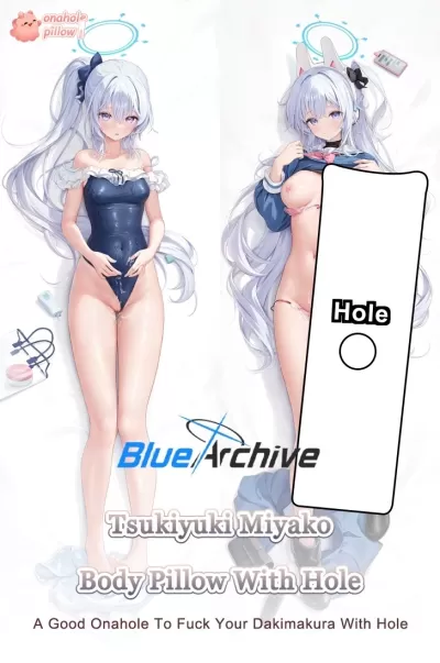 Tsukiyuki Miyako Blue Archive Full Size Onahole Body Pillow with Inner Pillow Options