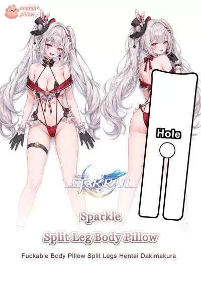 Sparkle Honkai Star Rail Split Leg Body Pillow with Hole
