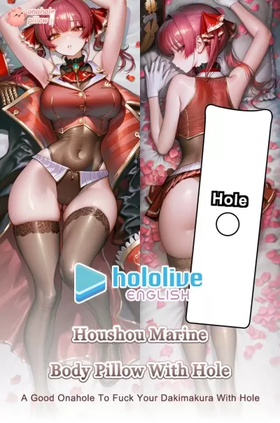 Houshou Marine Hololive Full Body Pillow with Center Hole Otaku Hugging Cushion