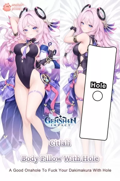Citlali Genshin Impact Full Body Pillow with Center Hole with Front and Back Print