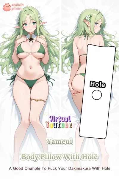 Yameui VTuber Full Size Onahole Body Pillow with Inner Pillow Options