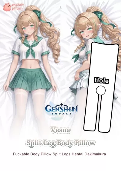 Vesna Genshin Impact Split Leg Body Cushion Anime Character Design