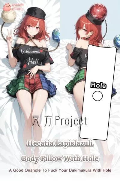 Hecatia Lapislazuli Touhou Project Full Length Onahole Dakimakura 50 x 150 cm Size