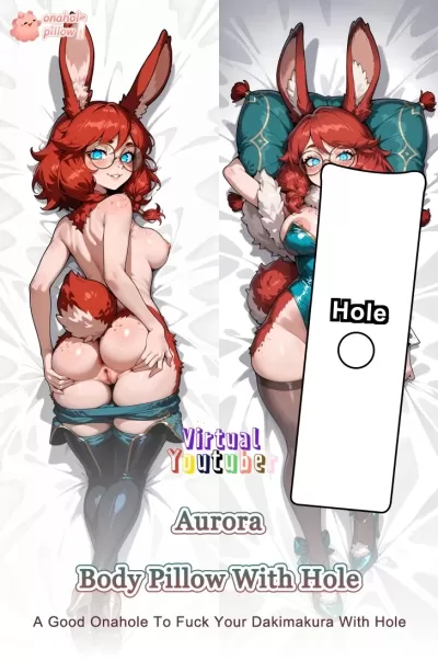 Aurora VTuber Full Body Anime Pillow with Hole Dorm Room Essential