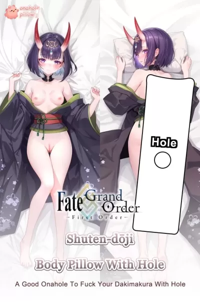 Shuten-dōji Fate Full Body Anime Pillow with Hole with Hidden Zipper