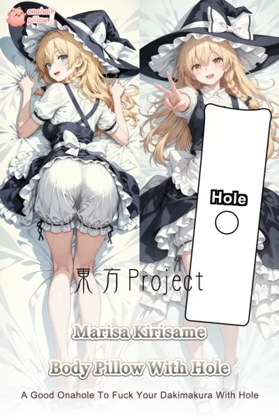 Marisa Kirisame Touhou Project Full Length Anime Body Pillow Life Size Cushion