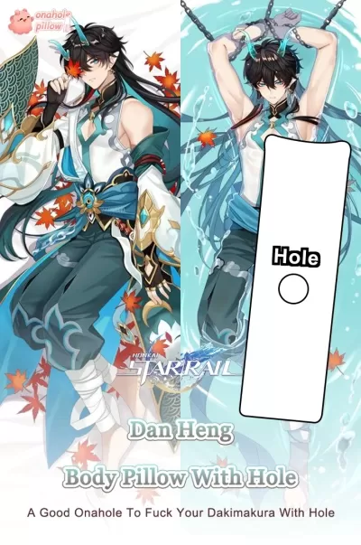 Dan Heng Honkai Star Rail Full Length Anime Body Pillow with Front and Back Print