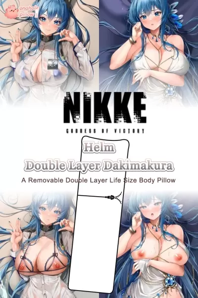 Helm Nikke Goddess of Victory Double Layer Reversible Body Pillow Cover Only Option