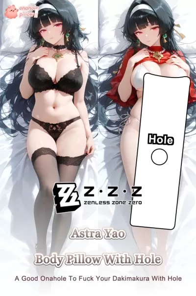 Astra Yao Zenless Zone Zero Full Body Pillow with Center Hole with Inflatable Inner