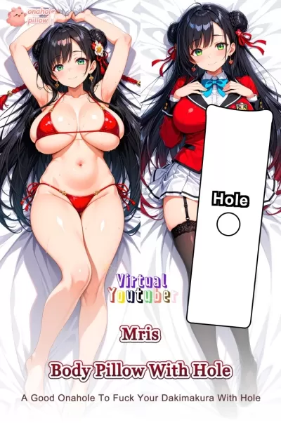 Mris VTuber Full Body Pillow with Center Hole Bedroom Decor Pillow