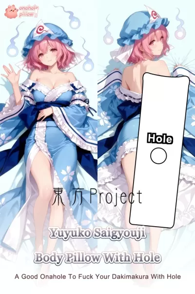 Yuyuko Saigyouji Touhou Project Full Body Dakimakura with Hole Life Size Cushion