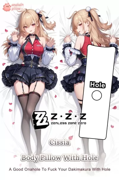 Cissia Zenless Zone Zero Full Body Dakimakura with Hole High Definition Print