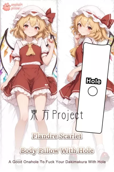 Flandre Scarlet Touhou Project Full Body Onahole Dakimakura Fade Resistant Print